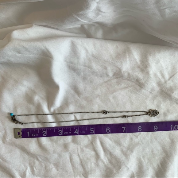 GUC Lucky Brand Mini Peace Guitar Pick Necklace - Picture 1 of 2